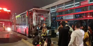 Accidente entre buses del Metropolitano deja mas de 40 heridos