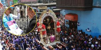 Todo listo para el primer recorrido del Señor de los Milagros