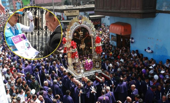 Todo listo para el primer recorrido del Señor de los Milagros