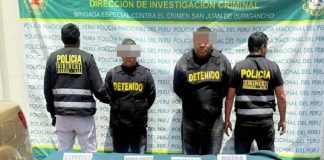 Detienen en flagrancia a extorsionadores de transportistas en SJL