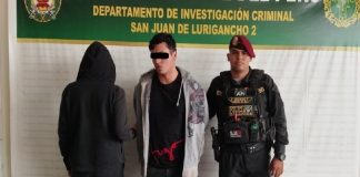 Capturan a presunto cabecilla de 'Los Zánganos de SJL'