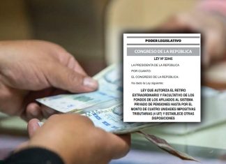 Gobierno promulgó ley para retiro de hasta 21 400 soles de la AFP Gobierno promulgó ley para retiro de hasta 21 400 soles de la AFP