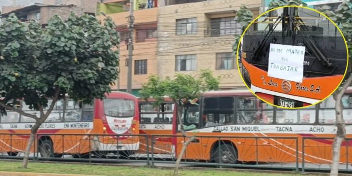 Caravana de buses no pudo llegar al Congreso