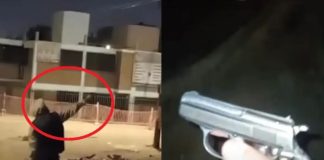 Chibolos se graban con armas de fuego