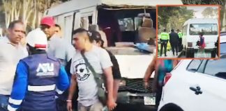 Chofer sin brevete causa triple choque en Ate