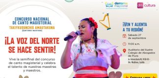 Concurso Nacional de Canto Magisterial “Takiykusunchis Amautakuna - Cantemos Maestros 2025