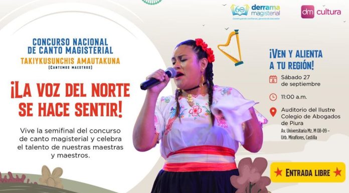 Concurso Nacional de Canto Magisterial “Takiykusunchis Amautakuna - Cantemos Maestros 2025