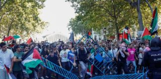 Disturbios en España por propalestinos