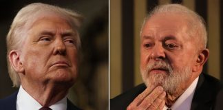 Donald Trump y Luiz Inácio Lula da Silva