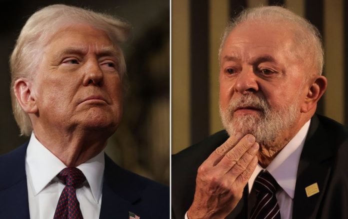 Donald Trump y Luiz Inácio Lula da Silva