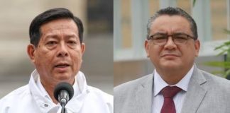 Eduardo Arana y Juan José Santiváñez