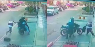 Escolar enfrentó a ‘choros’ en Los Olivos