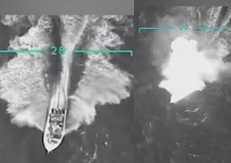 Estados Unidos llevó a cabo un ataque en el mar Caribe contra un barco que transportaba drogas