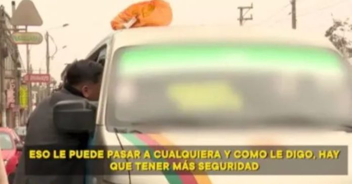 Falso pasajero graba extorsión a vehículo