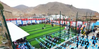 GORE Callao remodeló cancha en Politécnico de Ventanilla