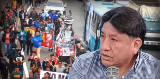 Héctor Vargas, representante del gremio, confirmó paro de transportistas