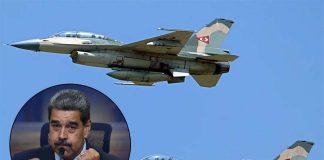 Maduro manda aviones sobre buque de Trump
