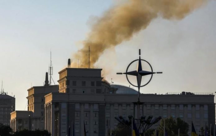 Rusia atacó sede del gobierno ucraniano