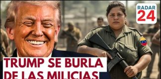 Trump se ríe de los ‘milicianos’