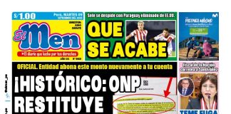 Portada Diario El Men (09/09/2025)