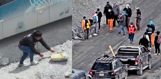 Camioneta de trabajadores de Antamina es apedreada por comuneros
