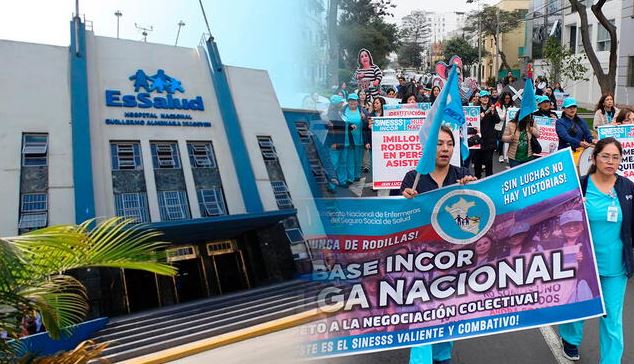 huelga indefinida de enfermeras EsSalud huelga indefinida de enfermeras EsSalud