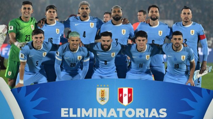Uruguay tendrá cuatro bajas para enfrentar a Perú