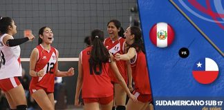 Perú jugará contra Chile hoy por el Sudamericano de Vóley Sub17