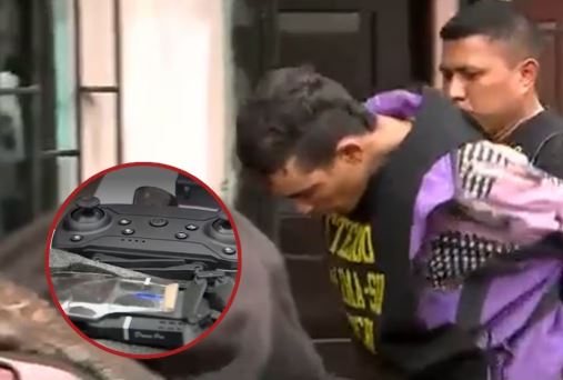 Detienen a extorsionador que usaba dron Detienen a extorsionador que usaba dron