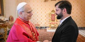 Gabriel Boric se reunió con el Papa León XIV