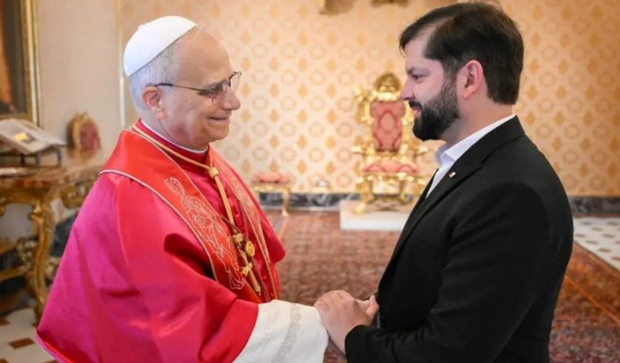 Gabriel Boric se reunió con el Papa León XIV