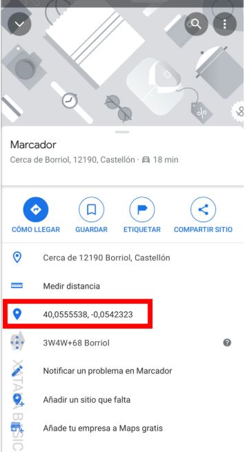 Google Maps, obtén coordenadas de cualquier punto del mapa