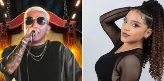 Johan Mora y su bailarina Ariana Cañola