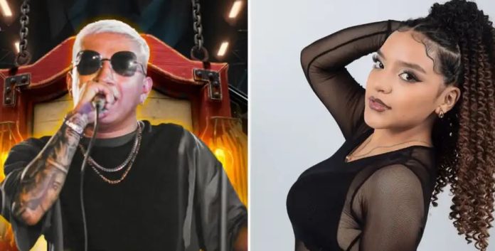 Johan Mora y su bailarina Ariana Cañola