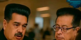 Nicolás Maduro y Gustavo Petro