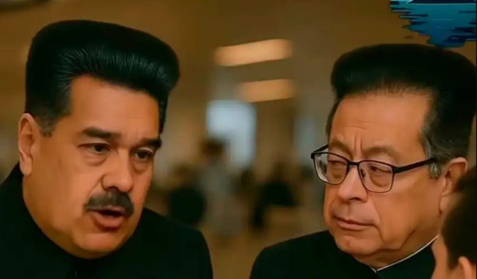 Nicolás Maduro y Gustavo Petro