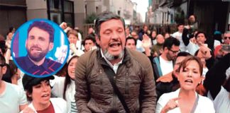 “Peluchín” chanca a ‘figurettis’ de marcha