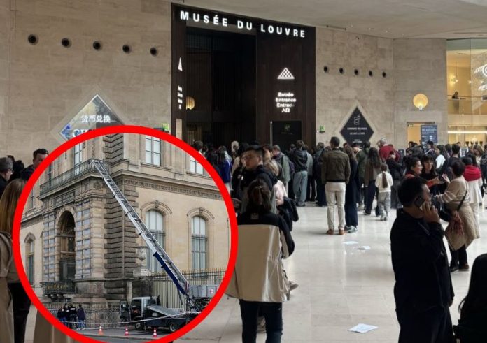 Robaron el Louvre en siete minutos