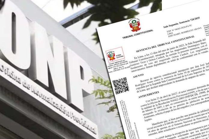 TC ordena a ONP recálculo de pensiones