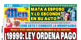 Portada Diario El Men (04/10/2025)