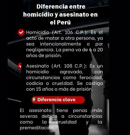 homicidio y asesinato