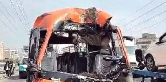 10 heridos tras cuádruple choque en Panamericana norte