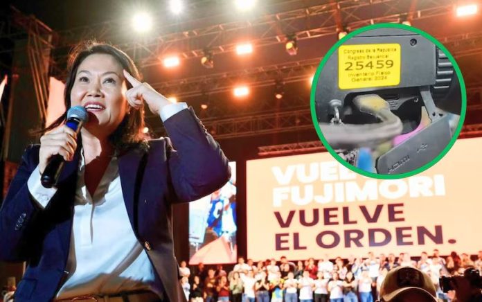 Éste usó cámara de Congreso para Keiko