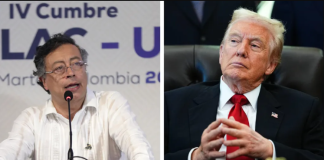 Gustavo Petro y Donald Trump