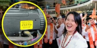 Identificarán al que usó cámara con Keiko Fujimori.