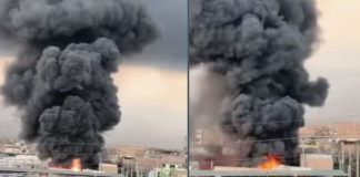 Incendio consumió almacén en San Juan de Lurigancho