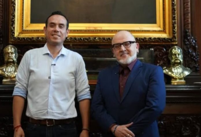 José Jerí con Beto Ortiz en palacio
