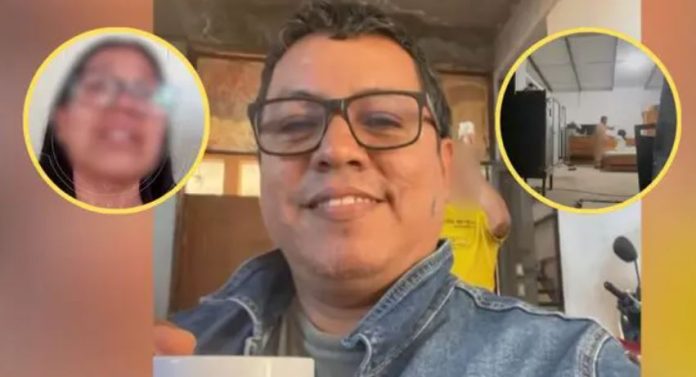 José Lazo Arce fue grabado completamente desnudo y fuera de sí mientras agredía brutalmente a su pareja
