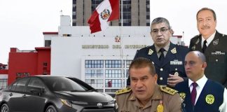 Le entregan autos sin placa ni SOAT a jefes PNP