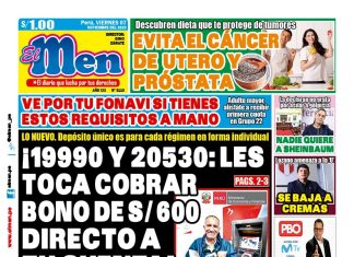 Portada Diario El Men (07/11/2025)